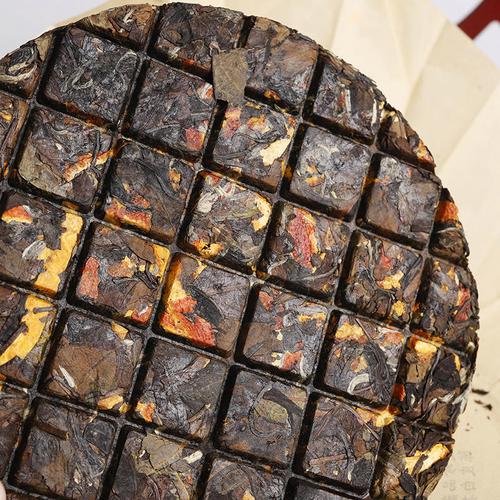 福鼎陈皮老白茶150g白茶饼批发茶叶厂家直销
